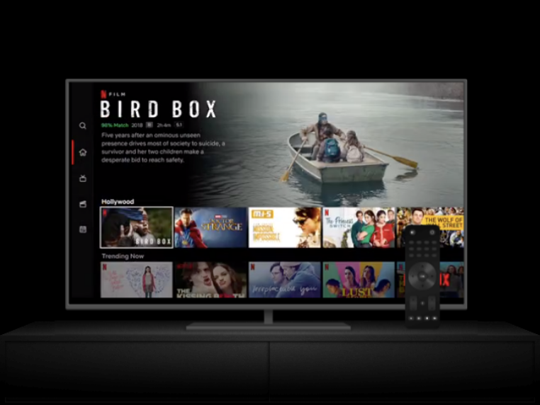 TV showing Netflix content